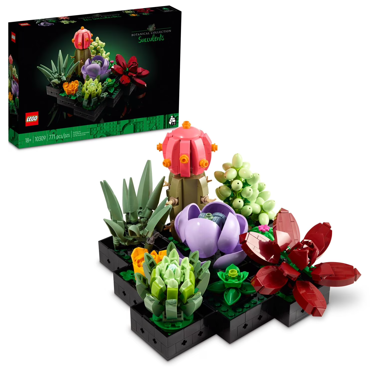 LEGO Icons Succulents Artificial Plant Decor Set — Only $39.95 (Reg. $49.99) — 20% OFF!