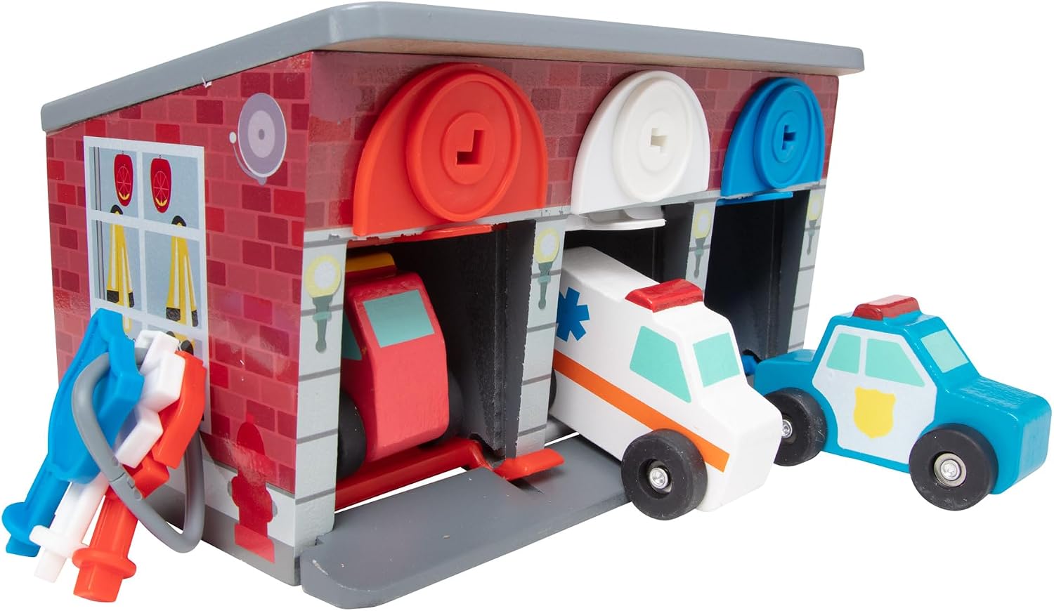 Melissa & Doug Keys & Cars Rescue Garage: The Ultimate Problem-Solving Toddler Toy on Amazon